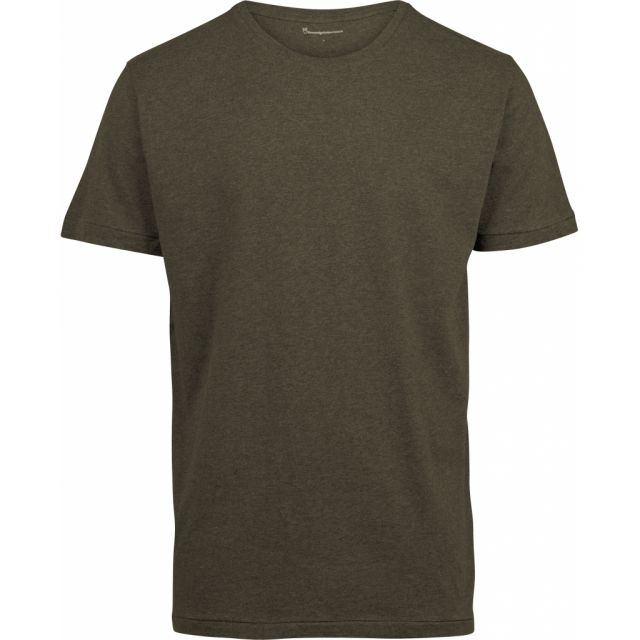 ALDER BASIC - T-Shirt - green melange
