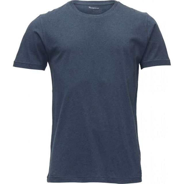 ALDER BASIC REGULAR O-NECK - T-Shirt - insigna blue melange