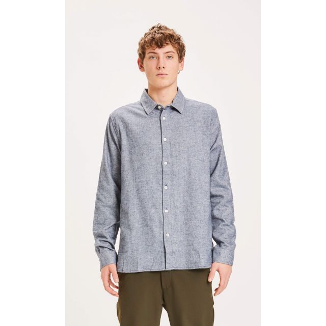 LARCH CASUAL FIT HEAVY FLANNEL - Hemd - total eclipse