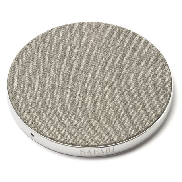 CIRCLE FABRIC - Wireless Charger - grey
