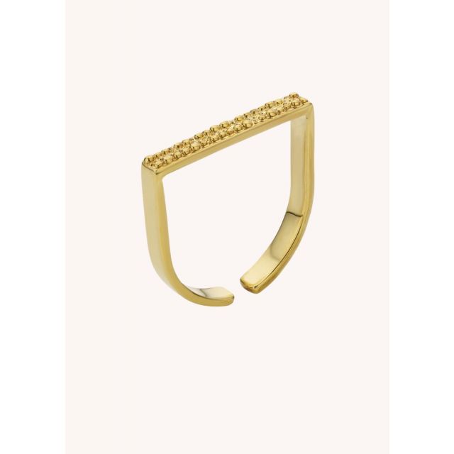 SPARKLING SQUARE - Ring - gold
