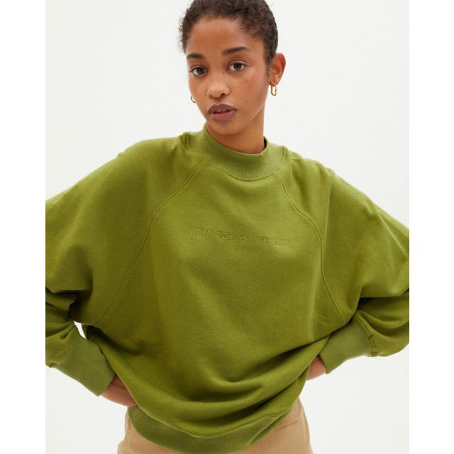 HERE COMES THE SUN - Pullover - green