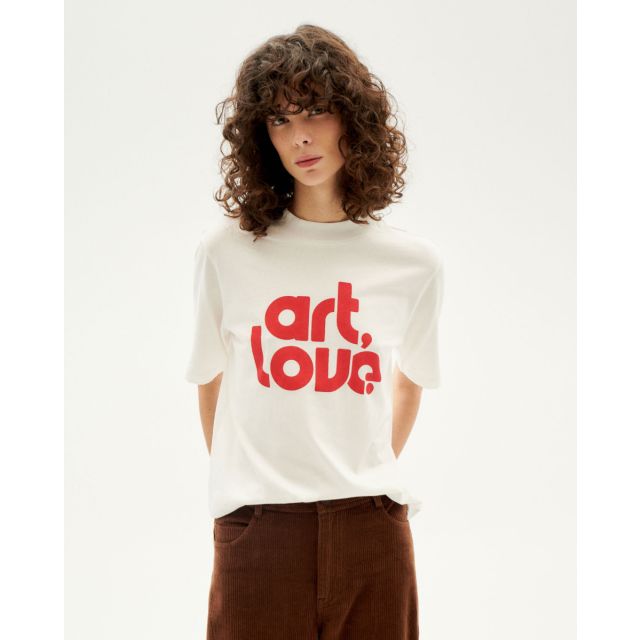 ART & LOVE - T-Shirt - white